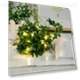 Solar Powered LED Rattan Vine Lights — Outdoor String Lights, AI Supermarket