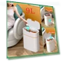 Touch Sensor Trash Can with Narrow Seam — Waste Baskets, DC-Home-2
