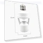 Smart LED Lamp Switch with PIR Motion Sensor — Smart Motion Sensors, COOKING-MALL