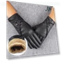 Winter Soft Leather Gloves with Touchscreen — Arm Warmers, WomWear
