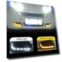 Automotive LED Daytime Running Lights DRL Bulb + Turn Signal — Daytime Running Modules, Rainbow Rain
