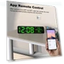 Digital Clock Thermometer with App Control — Home Climate Control, Hello Garden
