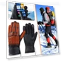 USB Heated Plush Gloves — Glove Liners, 39 Green Childhood