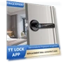 Biometric Door Lock with Fingerprint Scanner — Biometric Security, Optimized General