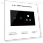 Wi-Fi Smart Wall Outlet with 1-Key Touch Light Switch — Outlet Switches, Optimized General