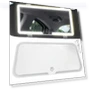 Touch Control Sun Visor Makeup Mirror — Interior Mirrors, Rustic Elegance House