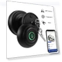 Smart Door Handle with Fingerprint Scanner — Biometric Security, ToyousoniC