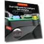 Car Gap Storage Box with RGB and USB Smart Fast Charger — Car Essentials, Auto Launcher