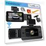 Triple Camera Car Dash Cam — Dashboard Cameras, Auto Accessories Home