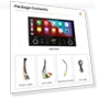 Universal 6.86-inch HD Touchscreen CarPlay Auto 2 Din Multimedia Video Player — Navigation & GPS Accessories, Auto Launcher