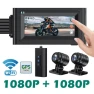 Waterproof Motorcycle Camera with Touch Screen — Dash Cam, Simplistic Living Home