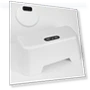 Smart Toilet with Touch Flush Button — Bathroom Essentials, Chic Home
