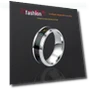 Smart Titanium Steel Ring with Temperature Sensor and Color Changing Feature — Smart Rings, VividTrove