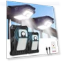 Solar Security Smart Motion Lights — Outdoor Security & Flood Lighting, LIUXING Fire Solar Lamp