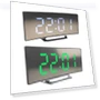 Curved LED Electronic Clock with Sleep Temperature — Clocks, Daily necessities-V