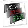 Creative Curved LED Desk Clock — Clocks, TOP-MALL-001