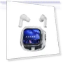 LCD Touch Screen TWS Wireless Headphones — In-Ear Headphones, pffee Phone Accessories