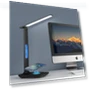 LED Desk Lamp with Wireless Charger — Study & Desk Lighting, JUDING
