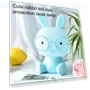 Cute Rabbit Lamp with Glasses — Creative Lighting Solutions, Blackcurrant