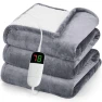 Heated Blanket Electric Throw, greenoak