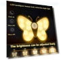 LED Butterfly Night Light with Adjustable Brightness — Night Lights, Blackcurrant