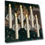 LED Flameless Taper Candle Window Candle Light with Sensor — Flameless, Blackcurrant