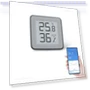 Smart Bluetooth Thermometer with E-Ink Display — Home Climate Control, Dream Garage