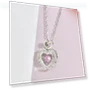 Smart Pink Diamond Love Necklace — Smart Jewelry, Commodity Jewel