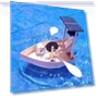 Solar-Powered Rowing Robot Toy Set — Solar Power, Amouage