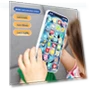 32-Button Touch Smart Toy Phone for Toddlers — Interactive Learning Devices, Super Go