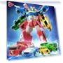 4-in-1 Robot Vehicle Model Educational Toy — Construction Kits, Super Go