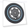 Explosion-Proof Front Wheel Assembly — Scooter Tires & Accessories, ZY-Sport-N