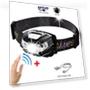 Waterproof LED Headlamp with Intelligent Sensor — Flashlights, habia