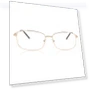 Full Rim Square Gold Fashion Unisex Eyeglasses — Smart Glasses, SmartBuy Collection
