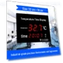 High-Temperature LED Display Controller with Waterproof Probe — Temperature Measurement Tools, Discount Domain