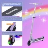 Foldable Kick Scooter with Light Up Wheels, Rahmory