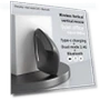 Ergonomic Vertical Wireless Bluetooth Mouse — Mouse Pads, Computer boost