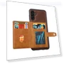 Bump Proof Calf Texture Phone Case with Card Slots and Kickstand — Phone Accessories, Smartwatch 2025