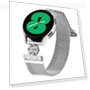 Milanese Band Flower Stainless Steel Magnetic Mesh Watch Strap — Fitness Bands, Smartwatch 2025
