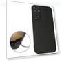 Well-Protected Carbon Fiber Texture PU Leather Case — Phone Accessories, Smartwatch 2025