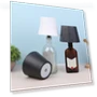 Touch LED Wireless Table Lamps for Wine Bottles — Desk & Table Lighting, Grocery Boy