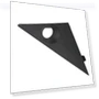 Front Left A-Pillar Triangle Antenna Trim — Chrome Trim & Accessories, PHYUN-autoparts