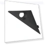Front Left A-Pillar Triangle Antenna Trim — Chrome Trim & Accessories, FYUU-autoparts