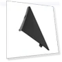 Front Right A-Pillar Triangle Antenna Trim — Chrome Trim & Accessories, PHYUN-autoparts