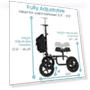 All Terrain Knee Scooter Walker — Leg Lifters, Vive Health