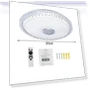 Colorful Bluetooth Speaker Ceiling Light — Ceiling Fan Lighting Solutions, Refreshing Home