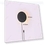 Simple LED Touch Dimming Wall Light with US Plug — Wall Lighting, Binchi Lighting Appliances