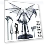 3D-Printed Titan Robot Mobile Doll Set — Collectible Statues, Salted Chicken