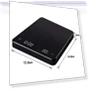 Digital Coffee Scale with Timer — Weight Management Tools, Super shoes Mall