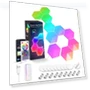 Hexagon Lights RGBIC Music Sync Indoor Smart Wall Lamp — Creative Lighting Solutions, Build My Home
